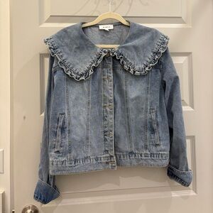 Mable Light Blue Denim Jacket (Anthropologie)